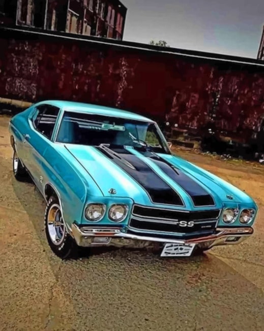 Classic Chevy Muscle Paint by numbers