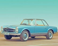 Classic Mercedes 280 SL paint by numbers