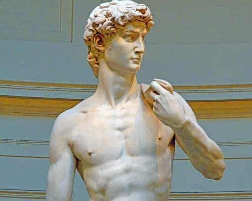 David Michelangelo paint by numbers