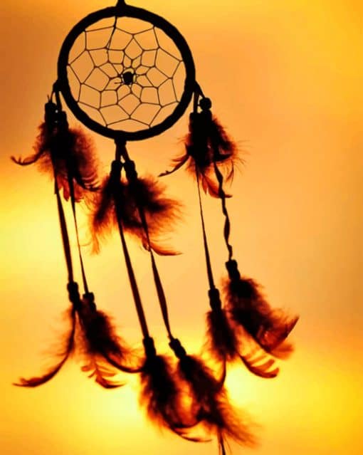 Dream Catcher During Sunset Paint by numbers