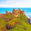 Dunluce Castle Northern Ireland paint by numbers