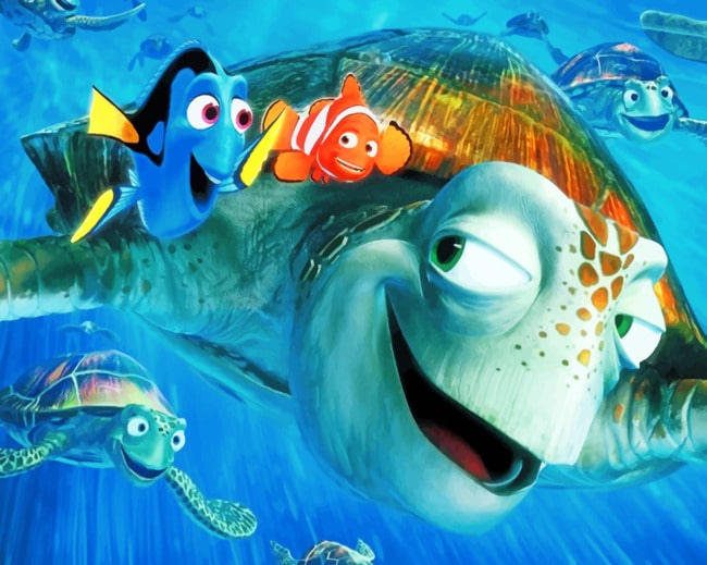 Finding Nemo Disney paint by numbers