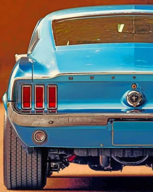Ford Mustang 1967 Fastback Paint by numbers