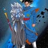God And Angel Dragon Ball paint by numbers