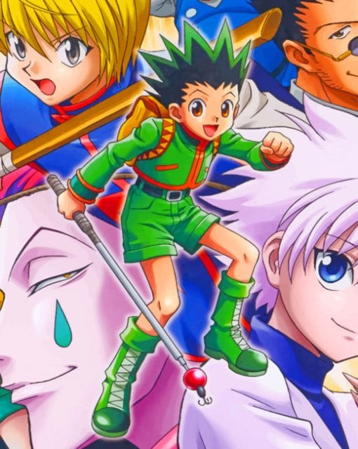 Hunter X Hunter Anime paint by numbers