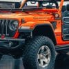 Orange Jeep Gladiator painnt by numbers