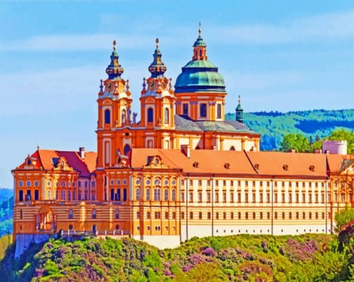 melk abbey paint by numbers