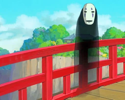 No Face Ghibli paint by numbers