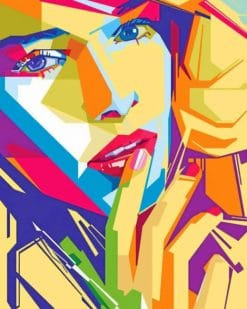 Pop Art Woman Paint by numbers