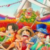 Sabo Ace Luffy And Garp Piant by number