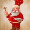 Santa Illustration paint by numbers