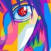 Sasuke Pop Art paint by numbers
