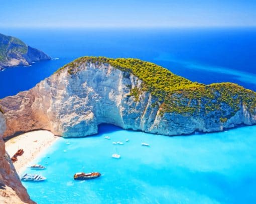 Navagio Paint by numbers