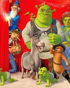 Shrek Movie Paint by numbers