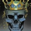 Skull Wearing A Crown paint by numbers