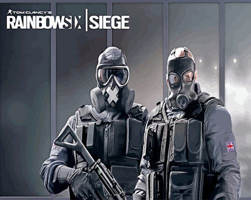 Rainbow Six Siege Paint by numbers
