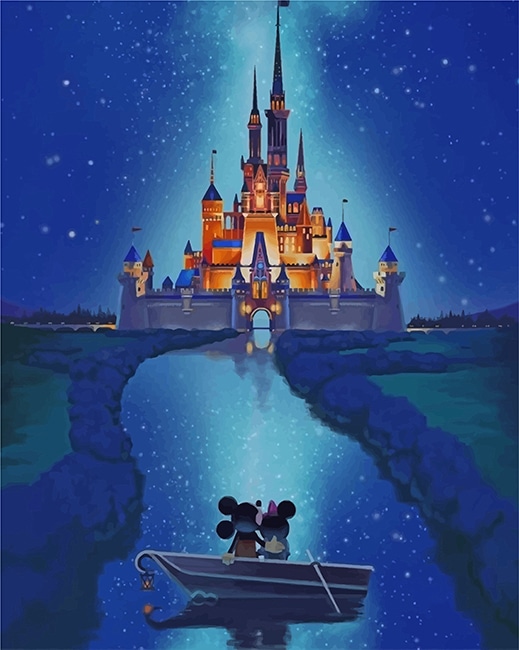 Disney Castle Paint by numbers