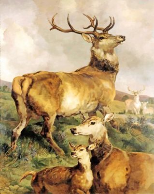 aesthetic-deers-paint-by-numbers