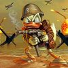 Donald-Duck-War-paint-by-number-501x400
