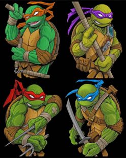 Ninja-Turtles-paint-by-numbers