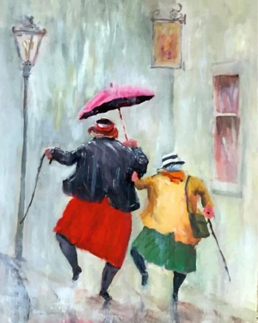 Old-Women-Dancing-paint-by-numbers