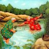 Old-Women-In-River-paint-by-numbers