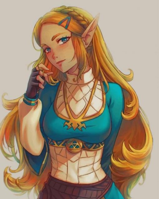 Princess-Zelda-paint-by-number