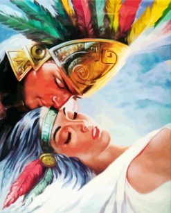 aztec-couple-paint-by-number