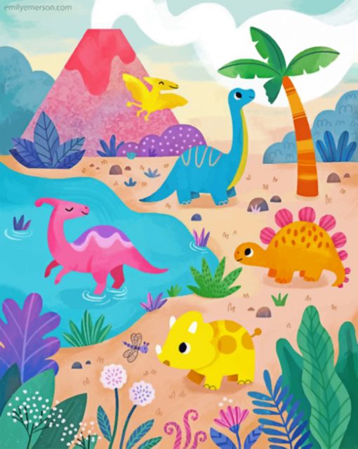 dinosaurs-illustration-paint-by-number