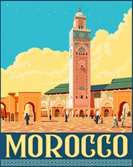 hassan-ii-mosque-casablanca-morocco-paint-by-numbers