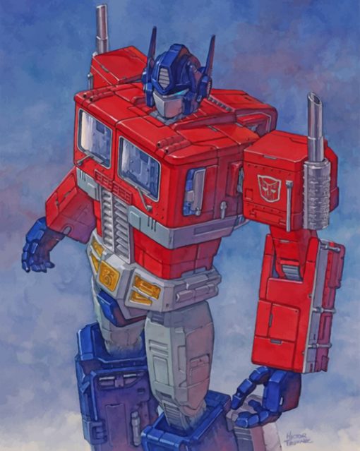 optimus-prime-paint-by-numbers