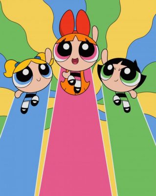 powerpuff-girls-Animation-paint-by-numbers