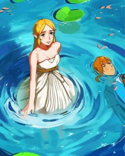 princess-zelda-and-link-paint-by-numbers