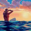 Blondy-surfer-girl-paint-by-number