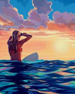 Blondy-surfer-girl-paint-by-number