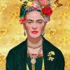 Frida-With-Flowers-And-Butterflies-paint-by-number