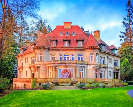 portland-pittock-mansion-paint-by-numbers