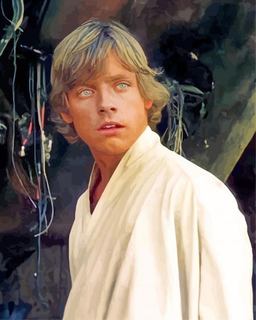 Star Wars Luke Skywalker - Paint By Numbers - Paint by numbers for adult