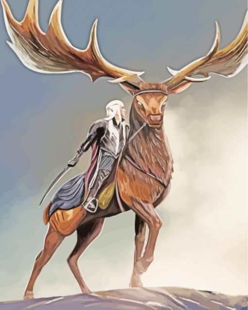 stag-rider-the-hobbit-paint-by-numbers