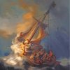 The Storm On The Sea Of Galilee paint by numbers