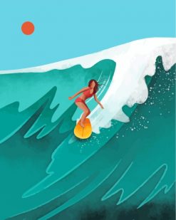 surfin-woman-paint-by-numbers