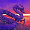 Aesthetic Fantasy Dragon paint by numbers