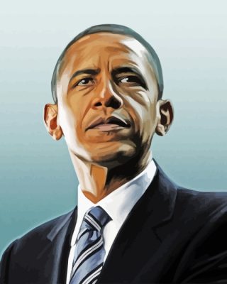 Barack Obama President Paint by numbers