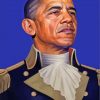 Barack Obama paint by numbers