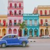 Cuba Colorful Building Paint by numbers
