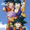 Dragon Ball Z Friends paint by numbers