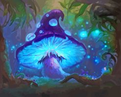 Fantasy Mushroom Paint by numbers