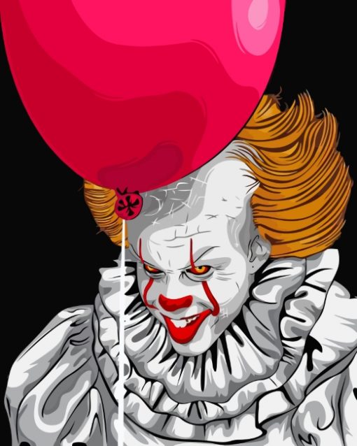 It Movie Pennywise Paint By Numbers Paint by numbers for adult