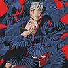 Itachi Uchiha And Crows Paint by numbers