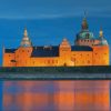 Kalmar Castle At Night paint by numbers